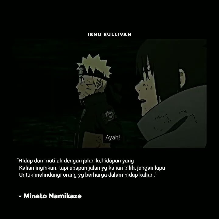 Story wa kata kata anime sad || Minato Namikaze