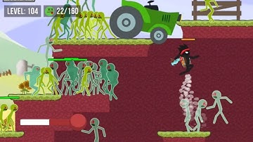 Stickman vs Wild Zombies!! New Update Game Chapter 3 level 101-105