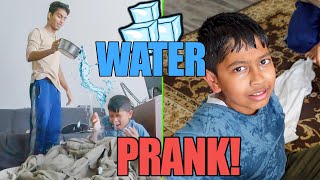 POURING ICE WATER ON BROTHER!! - PRANK | HE GOT MAD 😡🤣 | VelBros Tamil