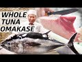 Tuna master kuniaki yoshizawa serves an entire omakase out of bluefin tuna  omakase