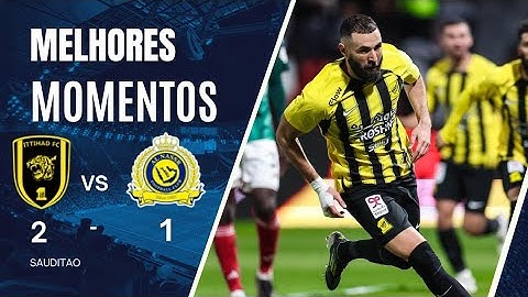 BENZEMA , E CRISTIANO RONALDO. MARCAM CR7  FICA PUTO..SAI BRAVO. NA VITÓRIA DO ALTTIHAD X ALL NASSER