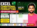 Excel Conditional Formatting Top Bottom Rules 🔥 | Home Tab Part 7 | Beginner to Pro Course