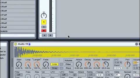 Bouncer Effect/Snare Build in Ableton