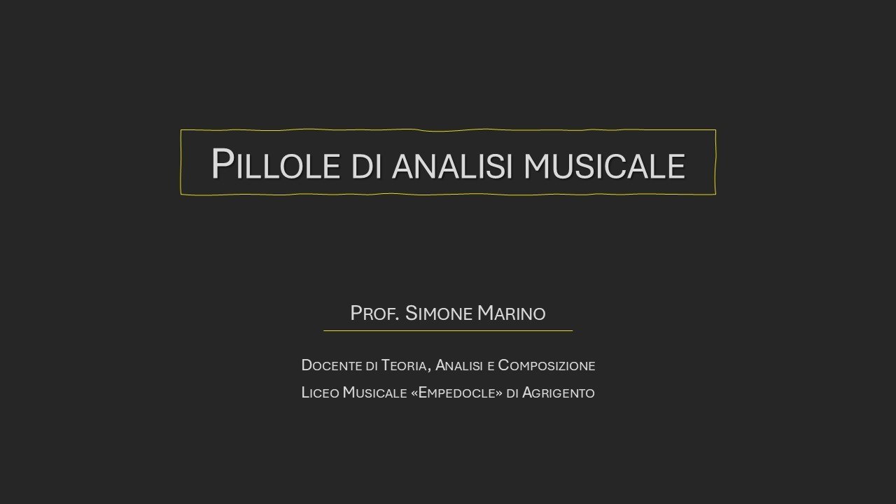 Pillole di analisi musicale 6 - Analisi armonica del corale (2ª parte)