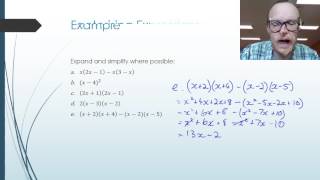 Expanding and Factorising Expressions