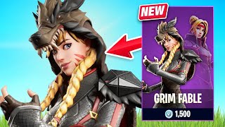 New Grim Fable Skin Gameplay - Red Riding Set! (Fortnite Battle Royale)