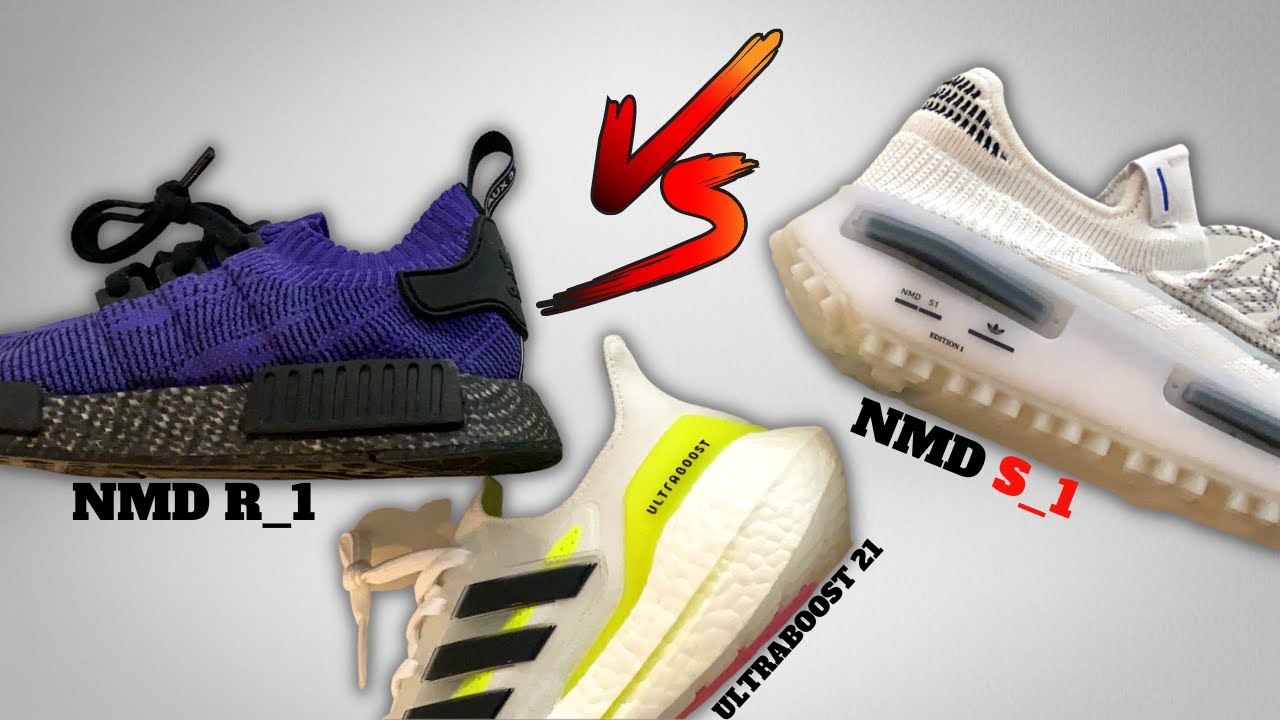 adidas NMD S_1 vs UltraBOOST 21 vs NMD R_1 Comparison! - YouTube