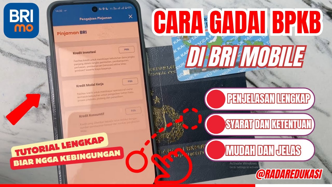 Cara Gadai BPKB di BRImo