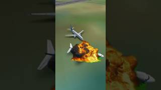 landing gear on fire #infiniteflight  #aviation #737 #717 #deltaairlines #alaskaairlines #shorts