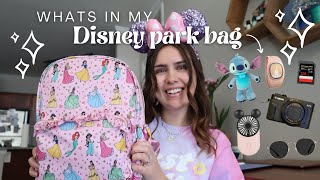 What’s in my Disney park bag 2022 ✨  Disney World park bag essentials & what to pack for 2022!