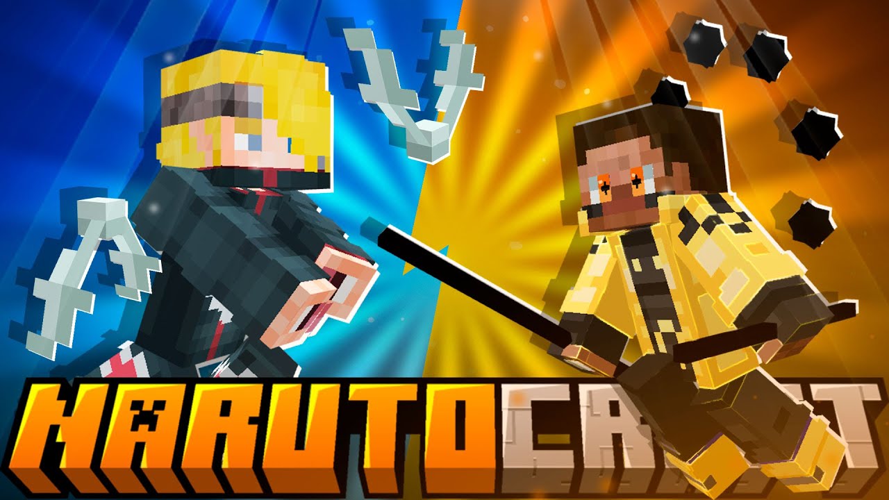 SAIU!! DOWNLOAD DA NARUTO CRAFT V8!