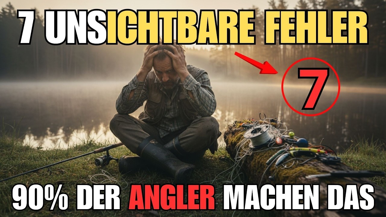 7 Unsichtbare Angel-Fehler, Die 90% Der Angler Machen — Deshalb Verlieren Sie Großfische
