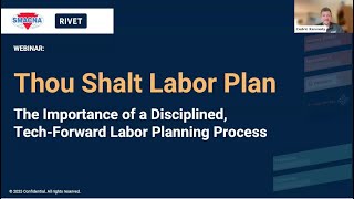 Thou Shalt Labor Plan: Creating a Disciplined Tech-Forward Labor Planning Process