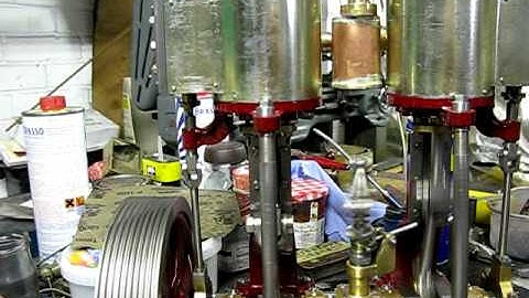 Stuart No1 compound twin steam engine