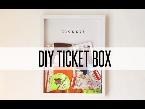 DIY TICKET BOX