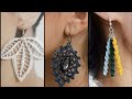 crochet earrings diy designs for beginners | crochet jewellery