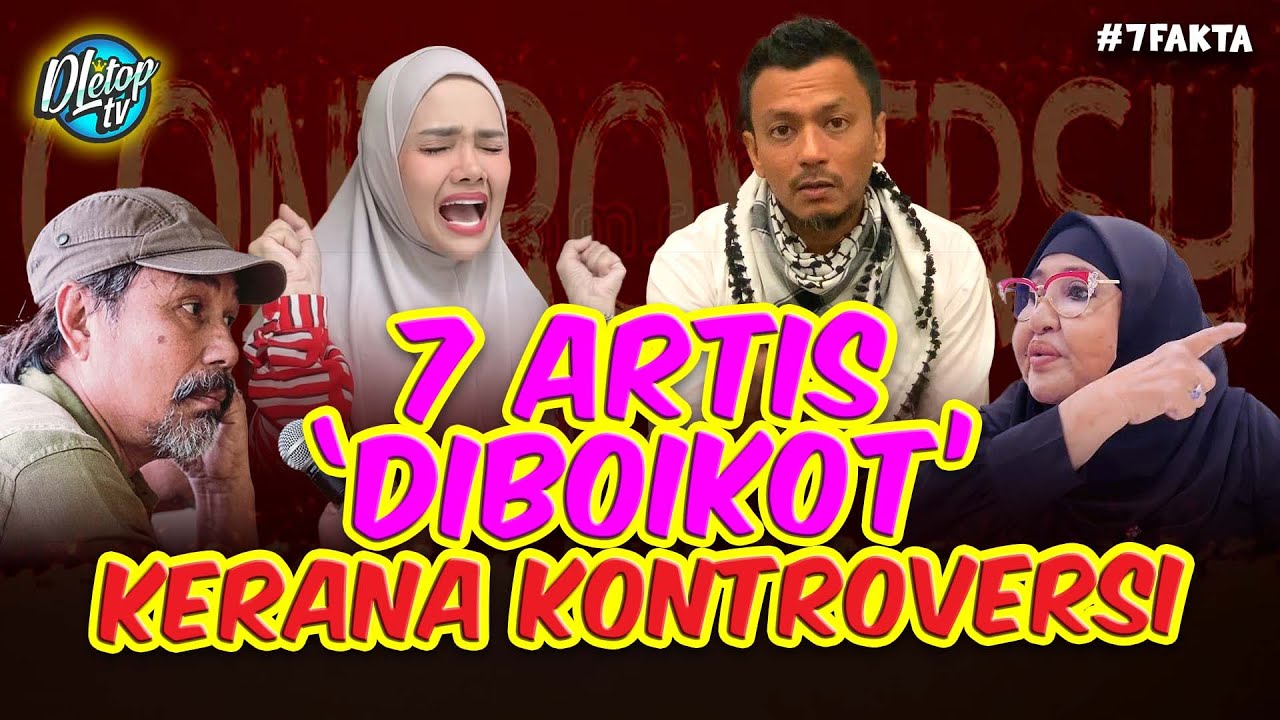7 ARTIS PERNAH ‘DIBOIKOT’ STESEN TV KERANA KONTROVERSI 