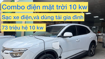 Điện mặt trời sạc xe điện. BigBang Solar