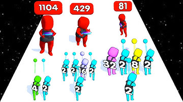 Join Up - Level Up Numbers Drop Merge Gun Shooter - All Levels Gameplay Android iOS (Part 01)