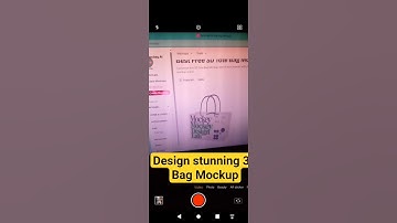 Create Stunning 3D Tote Bag Mockups in 1 Minute | Free & Easy Tutorial 🎒#mockupdesign