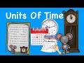Units of Time | second | minute | words | colours | years | watch | cartoons | kids learn | 2024