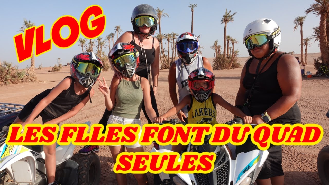 VLOG - LES FILLES FONT DU QUAD SEULES--- GROSSE NOUVELLE POUR OCEANE