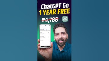 ChatGPT Go FREE For 1 Year😱#shorts