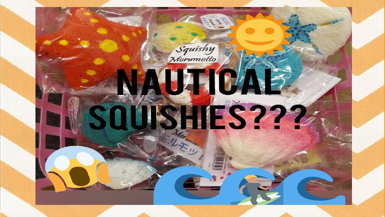 HOMEMADE SQUISHY COLLECTION (PART 3) Nautical Squishies??? - YouTube