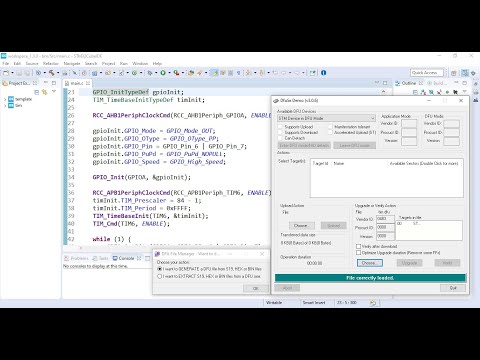 Video STM32 - Nạp chương trình qua cổng USB không dùng mạch... - youtube