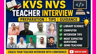 Kvs Nvs interview questions | Library science interview | Computer interview | Physical Education 