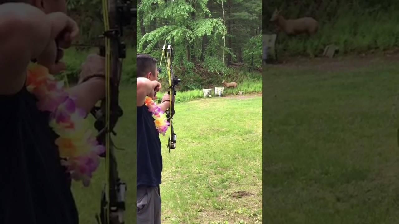 Megaboom exploding archery target baby shower gender reveal YouTube