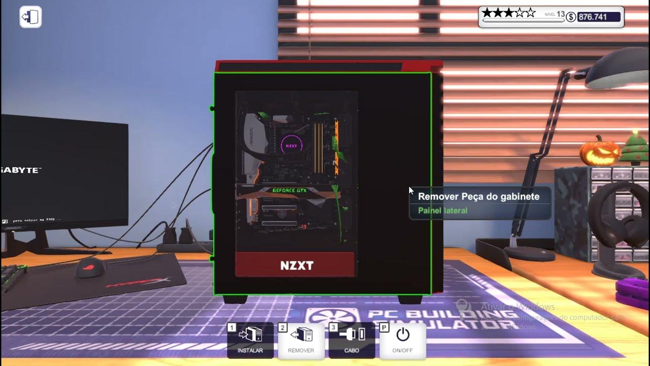 Tutorial Overclock da CPU no jogo PC Building Simulator YouTube