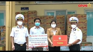 Tổng công ty Tân cảng Sài Gòn tặng quà tại các khu cách ly của TP. Thủ Đức