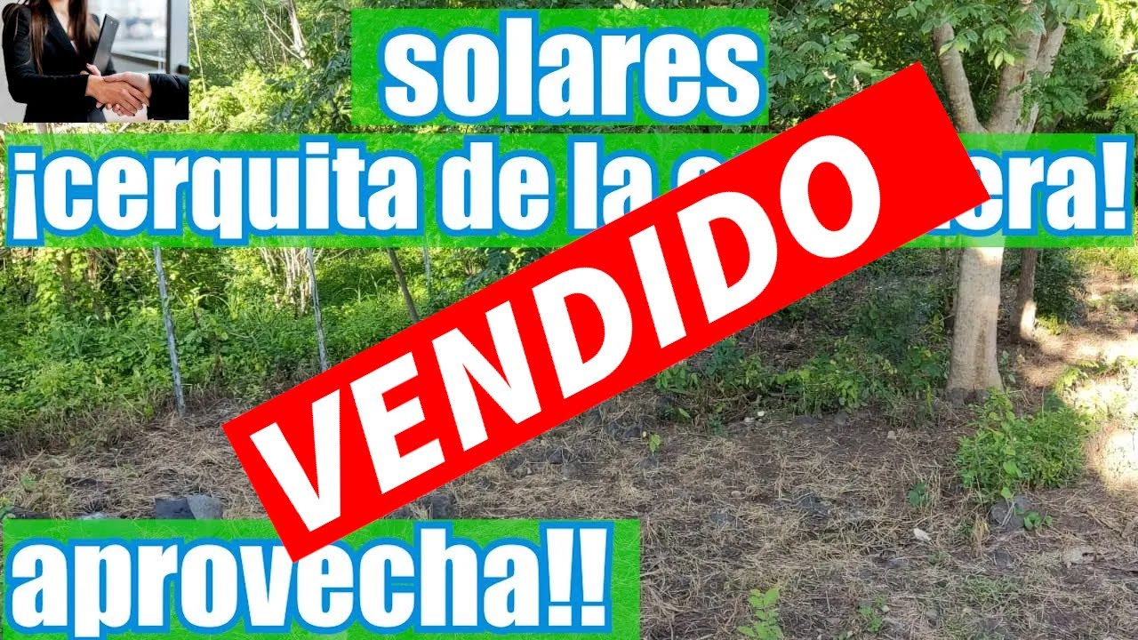 (VENDIDO)se venden lotes accesibles en Metapán YouTube