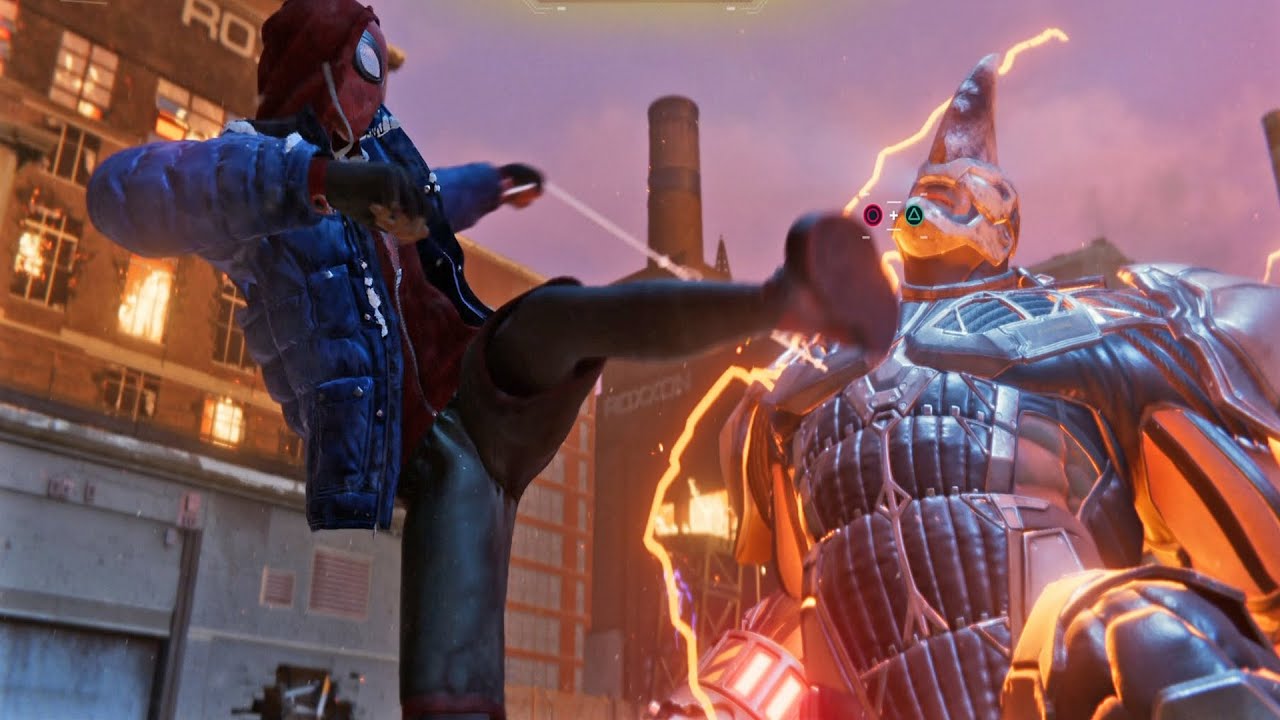 Spider-Man Miles Morales - Rhino BOSS Fight | No Damage / Spectacular Difficulty