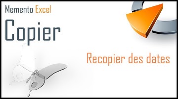 Recopier des dates dans Excel - Formation Excel Marseille