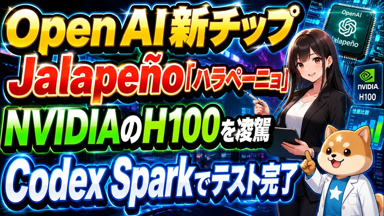 成功の実現 OpenAI新チップ「Jalapeño（ハラペーニョ）」解説！NVIDIA「H100」を