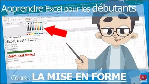 #N°4 : LA MISE EN FORME  EN EXCEL#Excel  #Cellule  #Fonction  #Calcul  #Tableau  #TCD #Macro #VBA