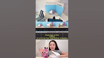 Stop Motion Tutorial for Beginners: 3 Levels to Animate a Fox | Wagging Tail & Piano Play #shorts