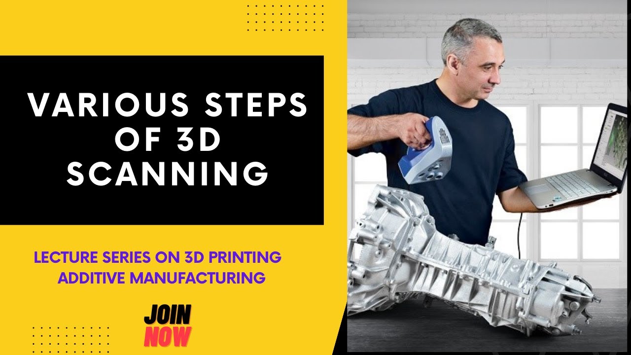 Steps for 3D Scanning for creating a CAD models/ 3D Scanning Process ...