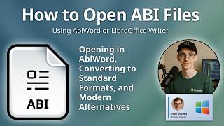 How to Open ABI Files (AbiWord Document)