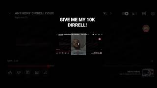 PROOF ANTHONY DIRRELL SAYING HE'LL NEVER LET A WHITE BOY BEAT HIM😂🔥🥊 #boxing #boxingnews #crazy