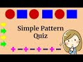 Simple Pattern Quiz | Types of patterns