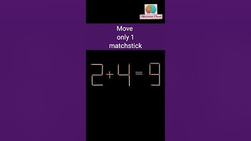 #8 | Solve it by moving only 1 matchstick #shorts  #youtubeshorts#ytshorts  #matchstickpuzzles