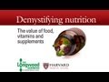 Food and Vitamins and Supplements! Oh My! — Longwood Seminar