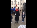 Charlie smacking the queens guards bum