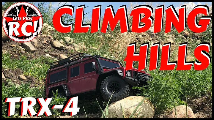 Traxxas TRX4  Defender Climbing hills / Lets Play RC!