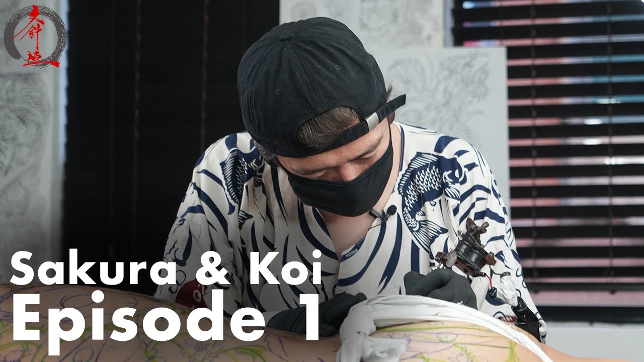 Starting A New Traditional Japanese Tattoo Project - First Session BTS [JPN SUBS]