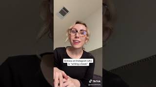 Actress On Instagram Who Is “Writing A Book”