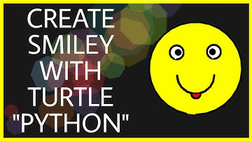 How to draw a smiley emoji with python turtle #smiley #emoji #turtle #face #python #easycode #circle